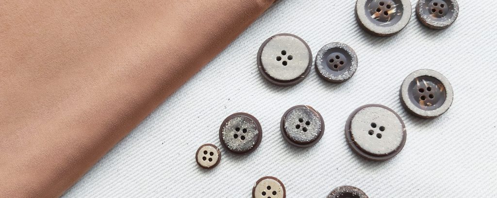 Botones reeco de poliéster reciclado