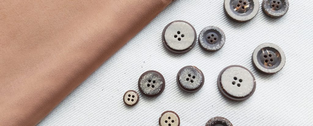 Koala recycled buttons, reeco buttons, recycled, sustainable work